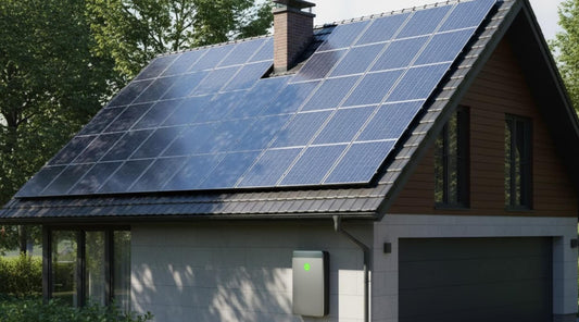 Zonnepanelen in de schaduw