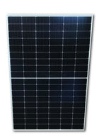 Austa Solar 410WP AU410-27V-MHB — zijaanzicht met aansluitingen