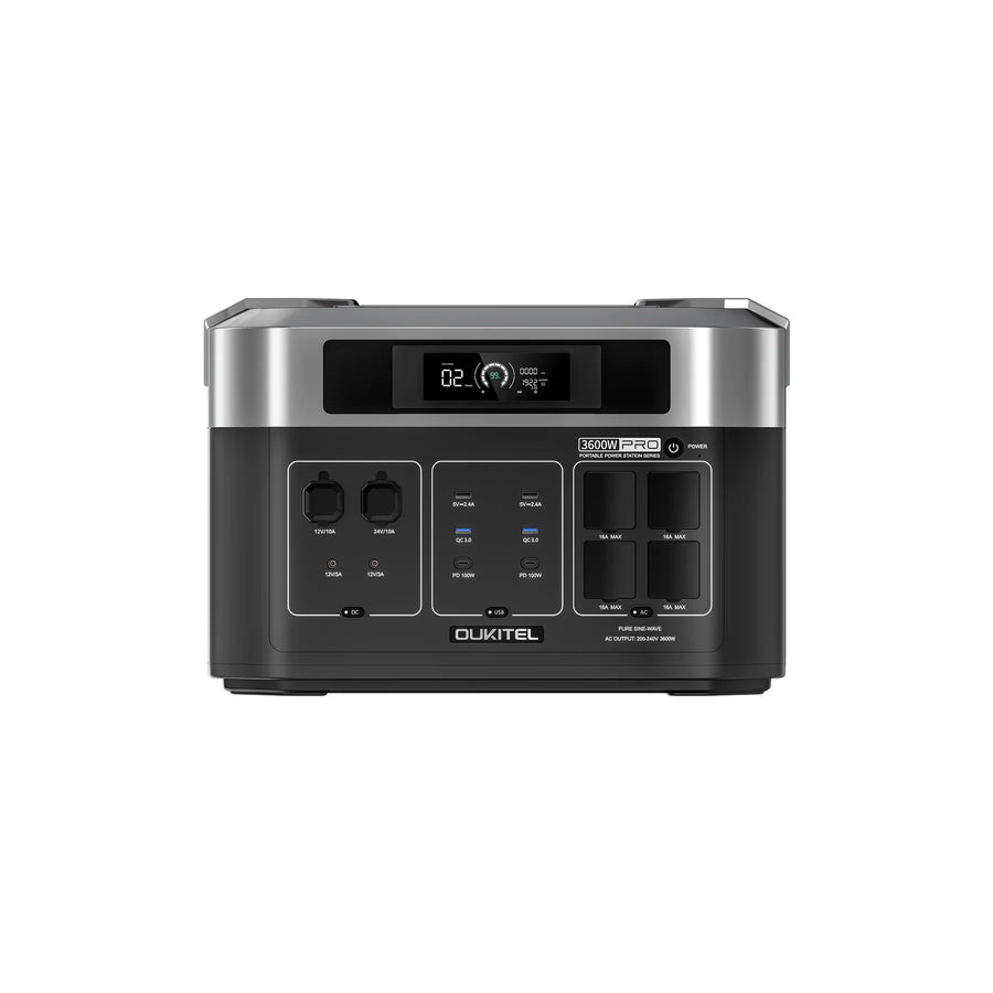 OUKITEL BP2000 Pro Draagbaar Energiestation 3600W — vooraanzicht