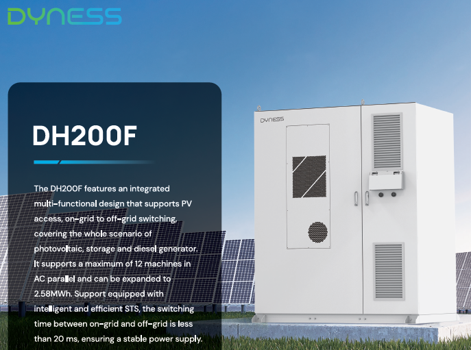 DYNESS DH200F (215kWh) Air Cooled AIO — vooraanzicht