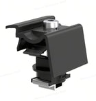 ANTAI Rotary End Clamp 30-40mm Per 25 stuks — zijaanzicht met aansluitingen