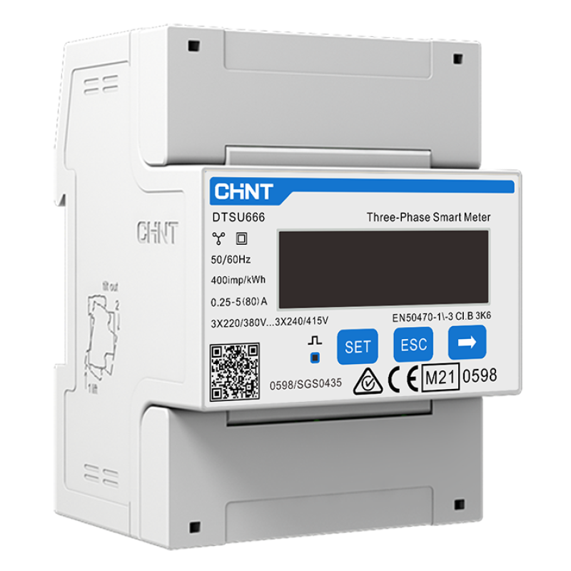 SOLAX Energiemeter Chint DTSU666 (3Phase) — vooraanzicht