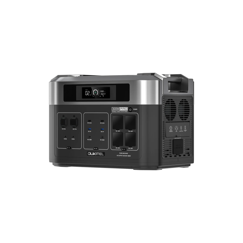 OUKITEL BP2000 PRO Powerstation 3600W — vooraanzicht