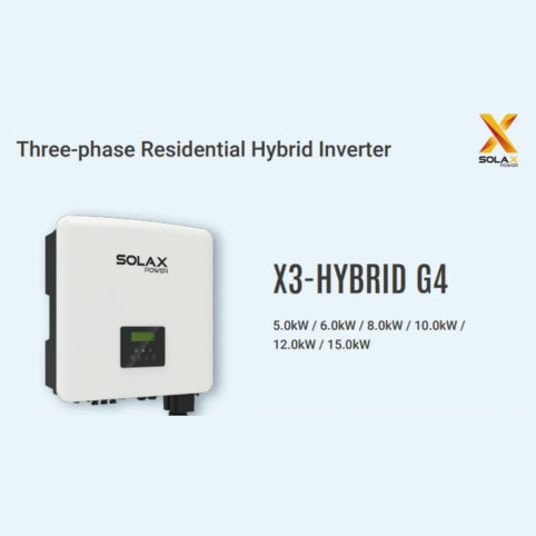SOLAX X3 Hybride G4 omvormer — vooraanzicht