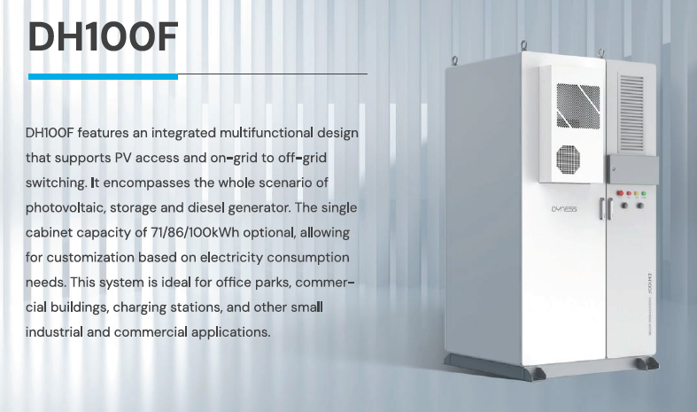 DYNESS DH100F-C80 (86kWh) — vooraanzicht