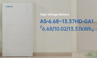 AOHAI HV Battery AS-10-HD-GA1 — vooraanzicht