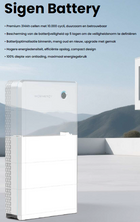 SIGENERGY Battery 10.0 kWh — vooraanzicht
