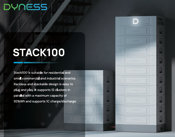 DYNESS HV Stack100 PRO (IP66)  Pre Heated AEROSOL tot 921 kWH — vooraanzicht