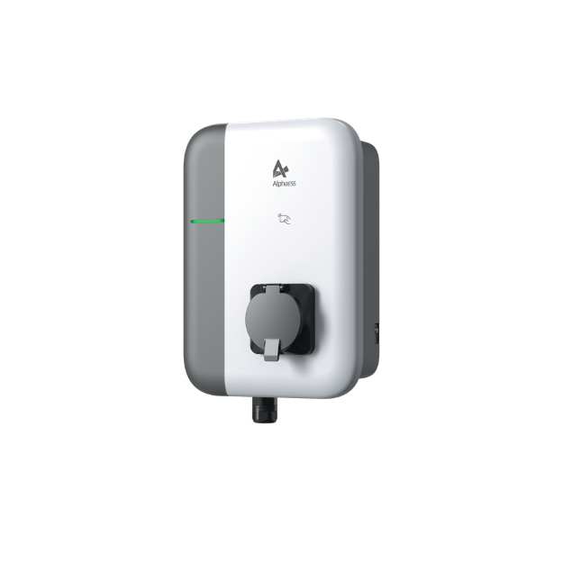 AlphaESS EV-Charger 11kW Socket — IP65 (IP54 voor de laadsocket), vooraanzicht